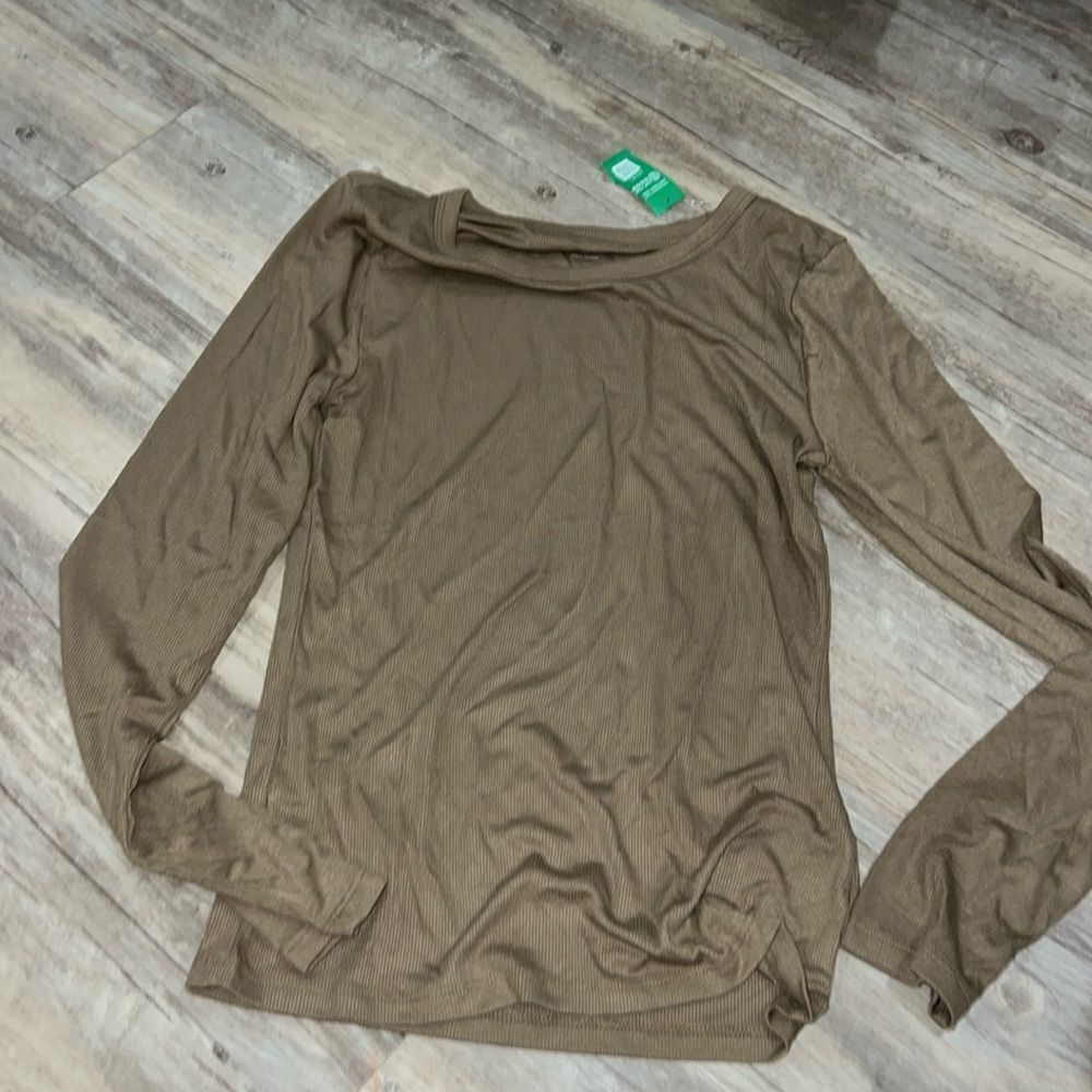 GAP Brown Long Sleeve Top